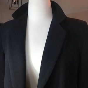 Black cashmere blazer